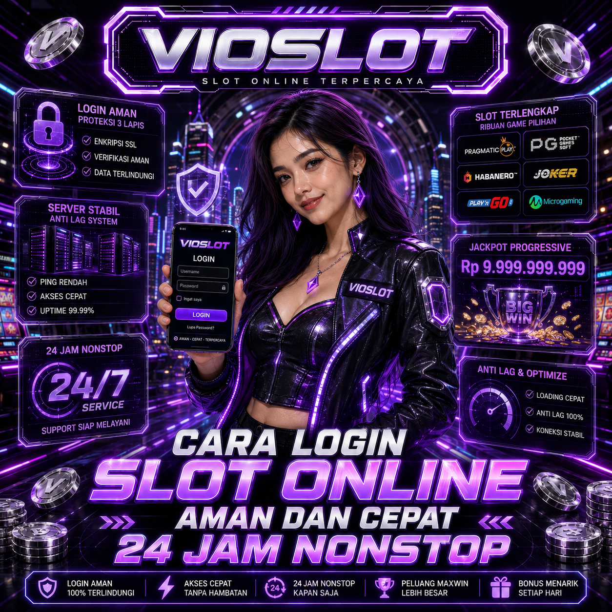 VIOSLOT : Cara Login Slot Online Aman dan Cepat 24 Jam Nonstop